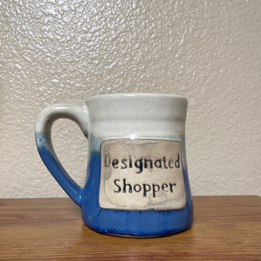 Century: “Designated Shopper" Large 24oz 3tone color Ceramic  Mug.